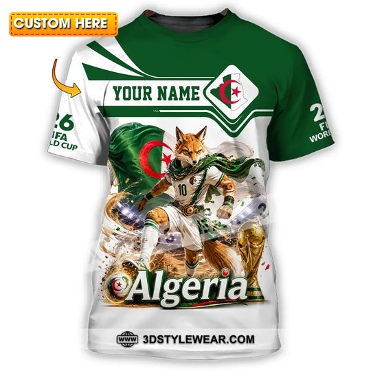 Unisex Shirt - Custom Algeria World Cup 2026 Shirt style option 1