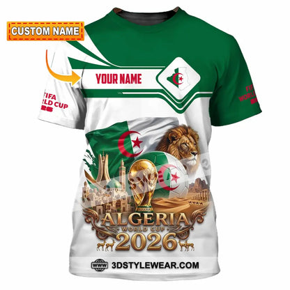 Unisex Shirt - Custom Algeria World Cup 2026 Shirt - T-shirt