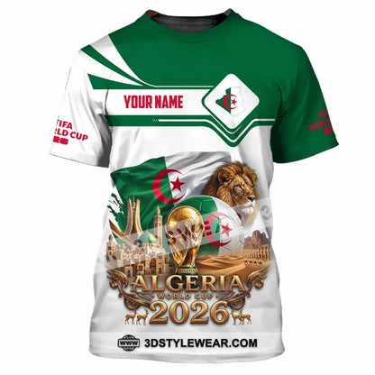 Unisex Shirt - Custom Algeria World Cup 2026 Shirt - T-Shirt / S - T-shirt