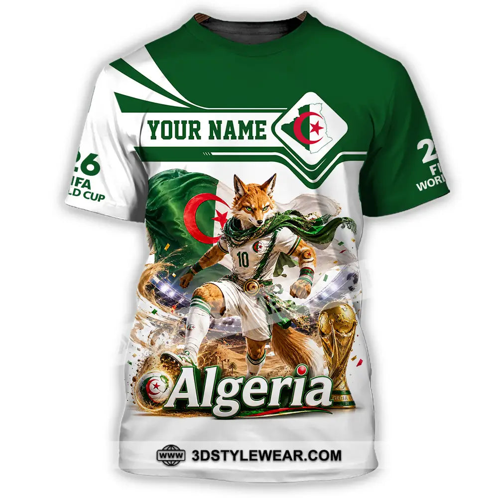 Unisex Shirt - Custom Algeria World Cup 2026 Shirt - T-Shirt / S - T-shirt