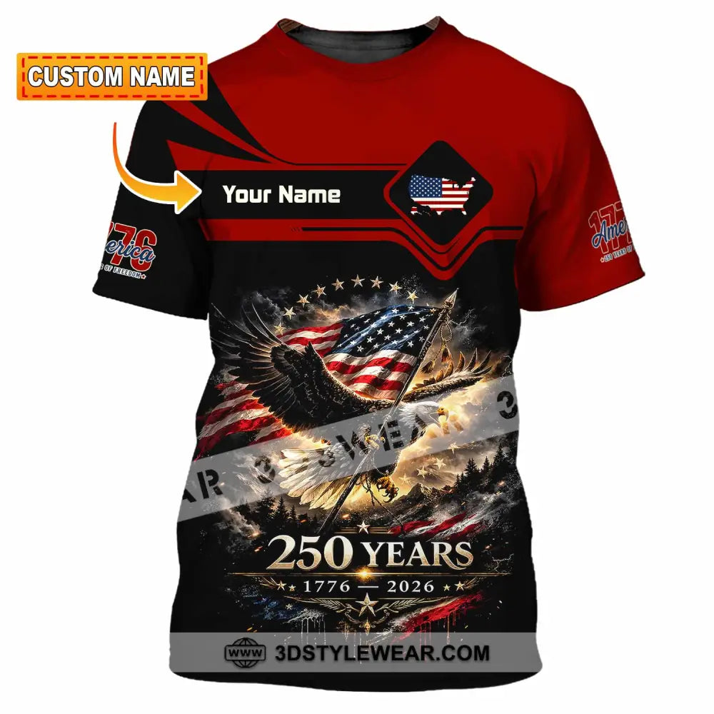 Unisex Shirt - Custom America 250 Years Shirt - T-shirt