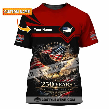 Unisex Shirt - Custom America 250 Years Shirt - T-shirt