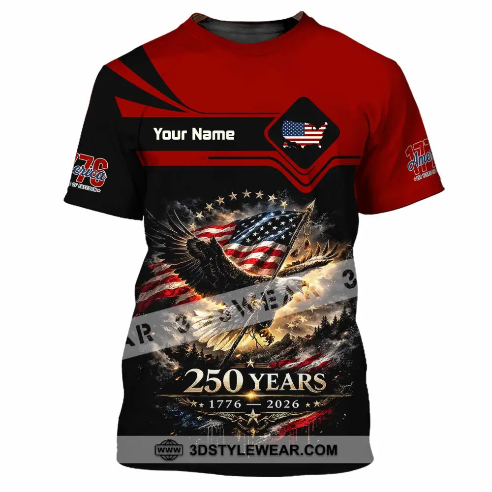 Unisex Shirt - Custom America 250 Years Shirt - T-Shirt / S - T-shirt