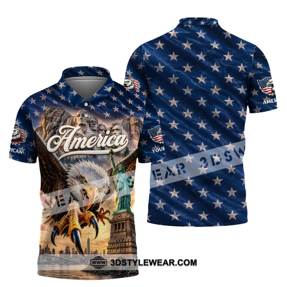 Unisex Shirt - Custom America Shirt - Polo Shirt / S - T-shirt