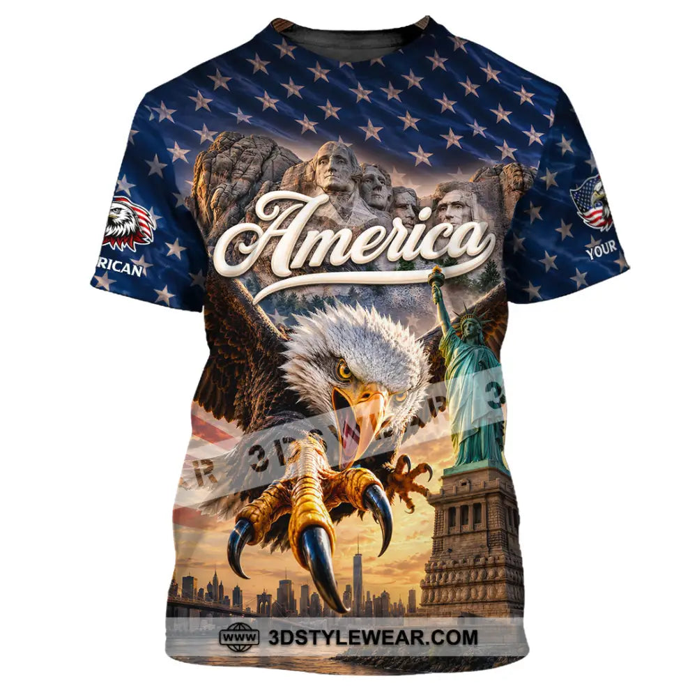 Unisex Shirt - Custom America Shirt - T-Shirt / S - T-shirt