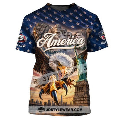 Unisex Shirt - Custom America Shirt - T-Shirt / S - T-shirt