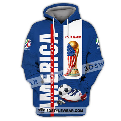 Unisex Shirt - Custom America World Cup 2026 3D Shirt Hoodie / S T-shirt