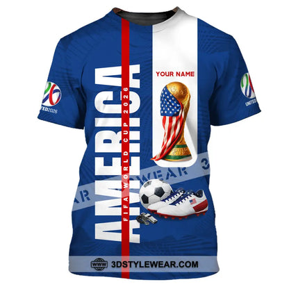 Unisex Shirt - Custom America World Cup 2026 3D Shirt T-Shirt / S T-shirt