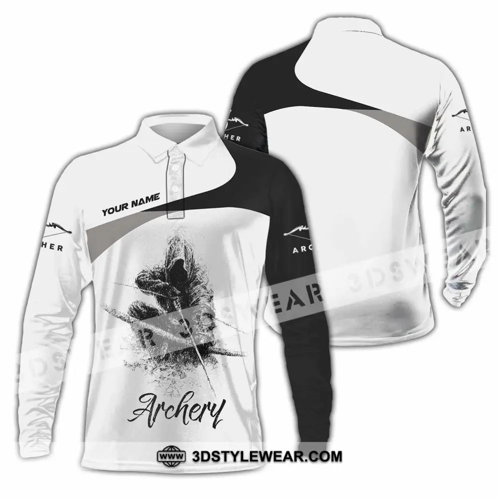 Unisex Shirt - Custom Archery Shirt - Long Sleeve Polo / S - T-shirt