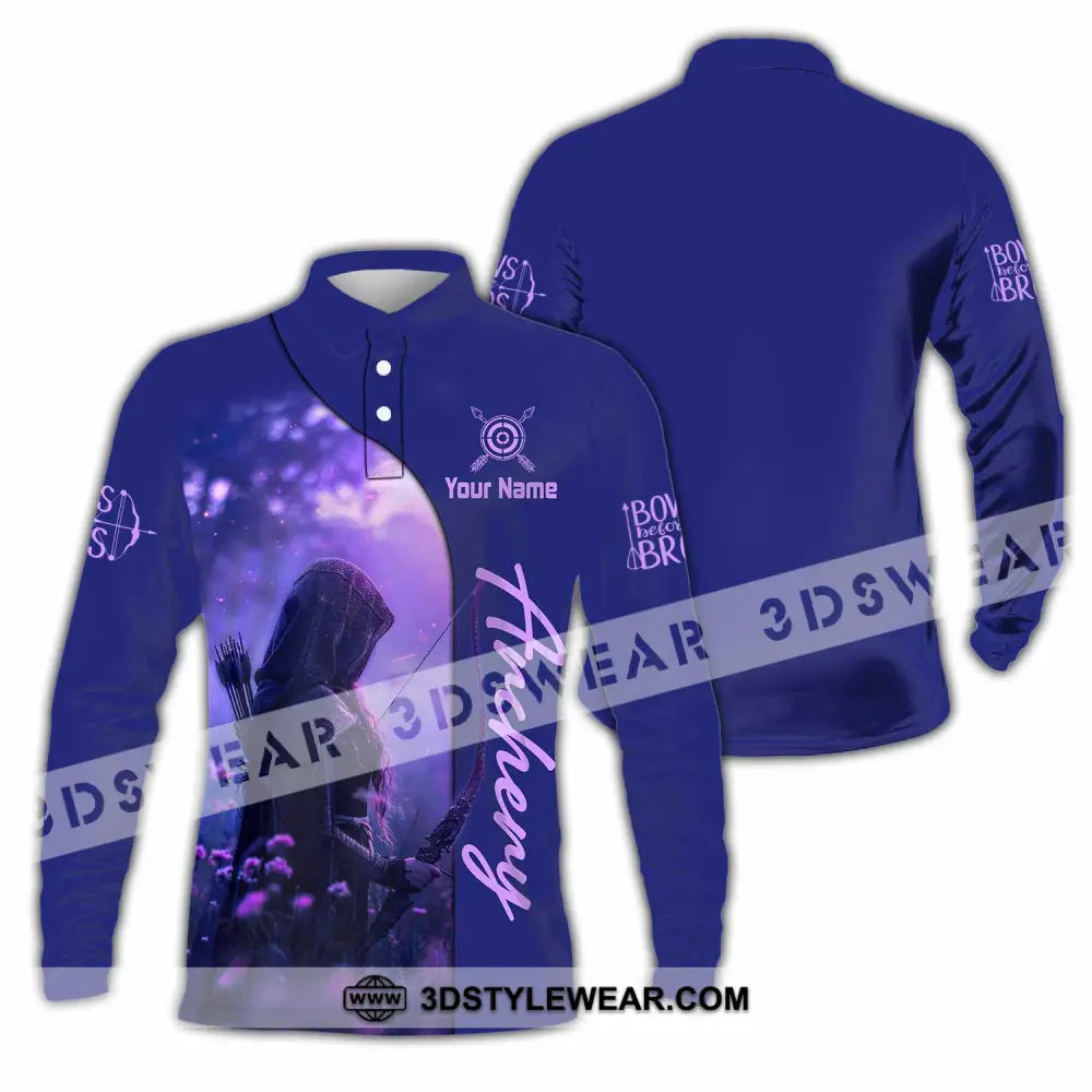 Unisex Shirt - Custom Archery Shirt - Long Sleeve Polo / S - T-shirt