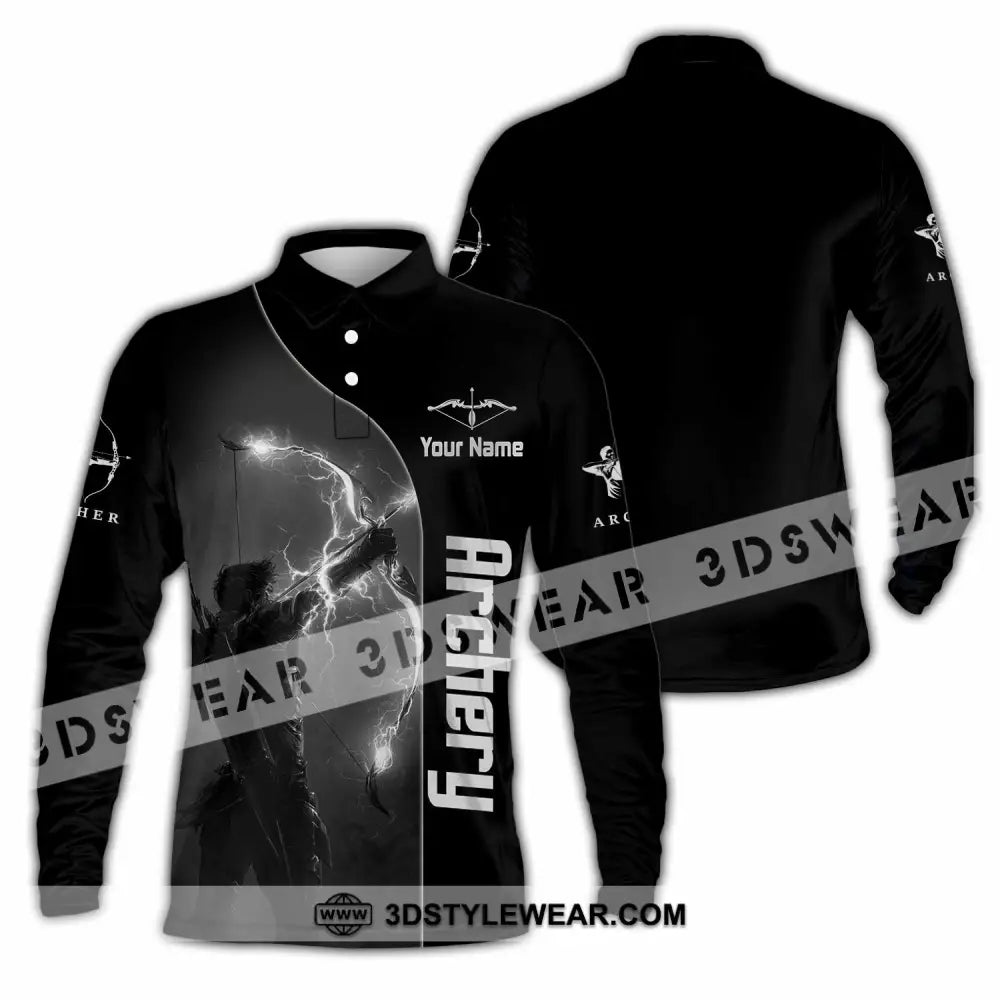 Unisex Shirt - Custom Archery Shirt - Long Sleeve Polo / S - T-shirt