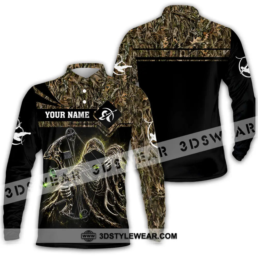 Unisex Shirt - Custom Archery Shirt - Long Sleeve Polo / S - T-shirt