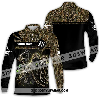 Unisex Shirt - Custom Archery Shirt - Long Sleeve Polo / S - T-shirt