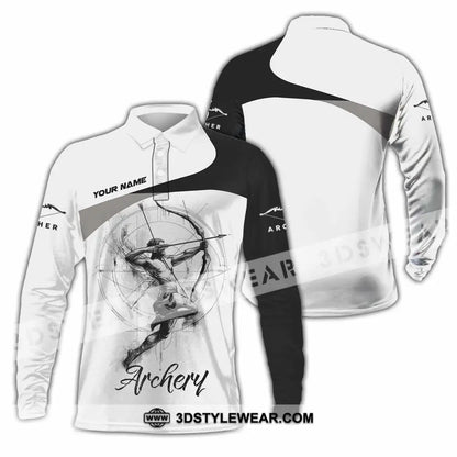 Unisex Shirt - Custom Archery Shirt - Long Sleeve Polo / S - T-shirt