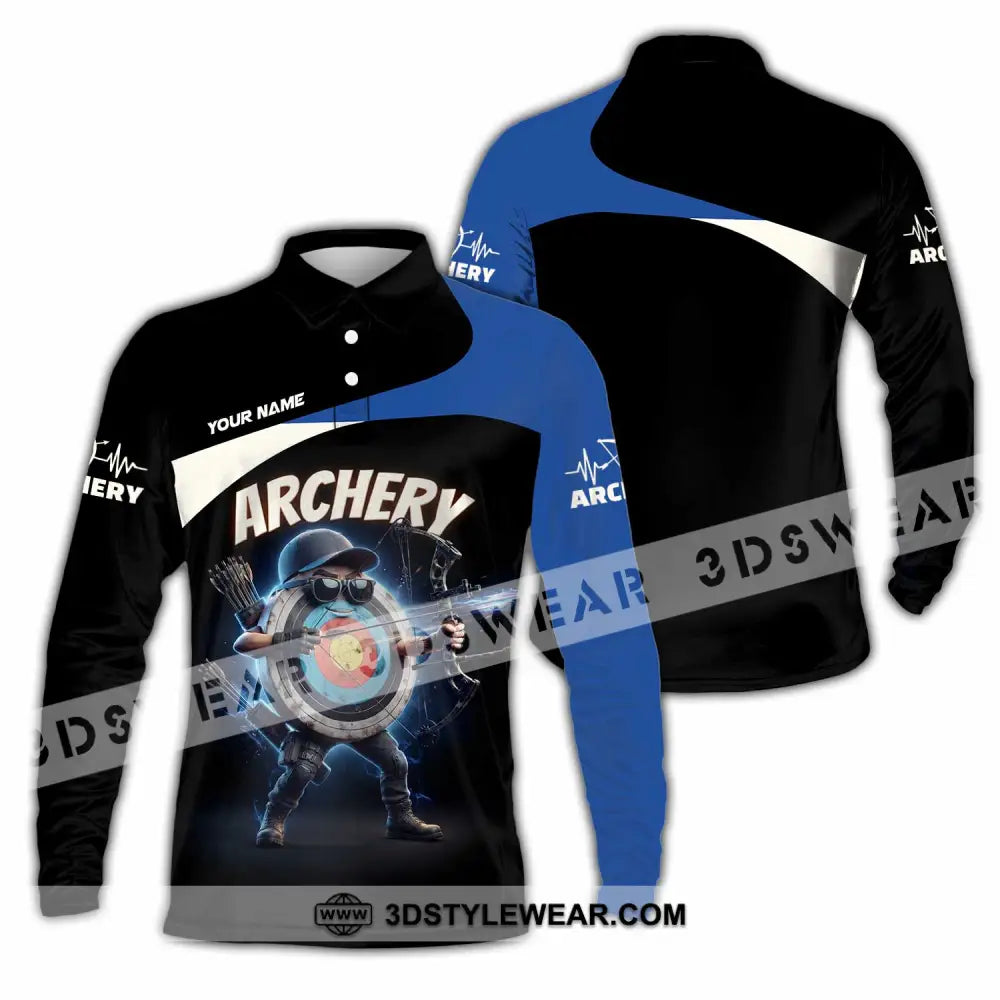 Unisex Shirt - Custom Archery Shirt - Long Sleeve Polo / S - T-shirt
