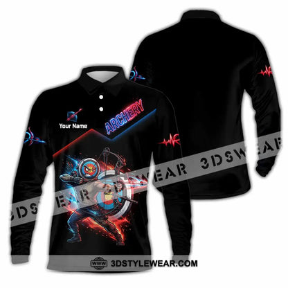 Unisex Shirt - Custom Archery Shirt - Long Sleeve Polo / S - T-shirt