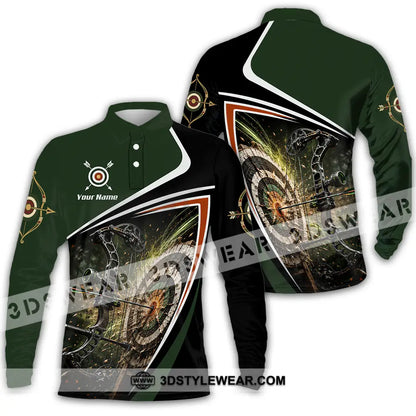 Unisex Shirt - Custom Archery Shirt - Long Sleeve Polo / S - T-shirt