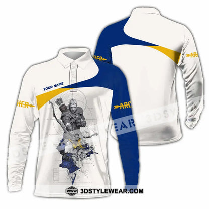 Unisex Shirt - Custom Archery Shirt - Long Sleeve Polo / S - T-shirt