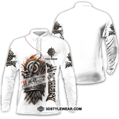 Unisex Shirt - Custom Archery Shirt - Long Sleeve Polo / S - T-shirt