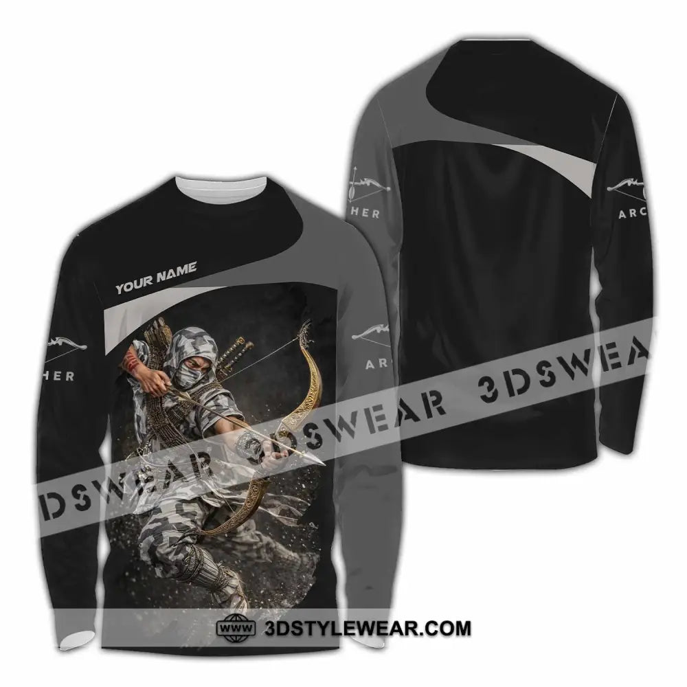 Unisex Shirt - Custom Archery Shirt - Long Sleeve Shirt / S - T-shirt
