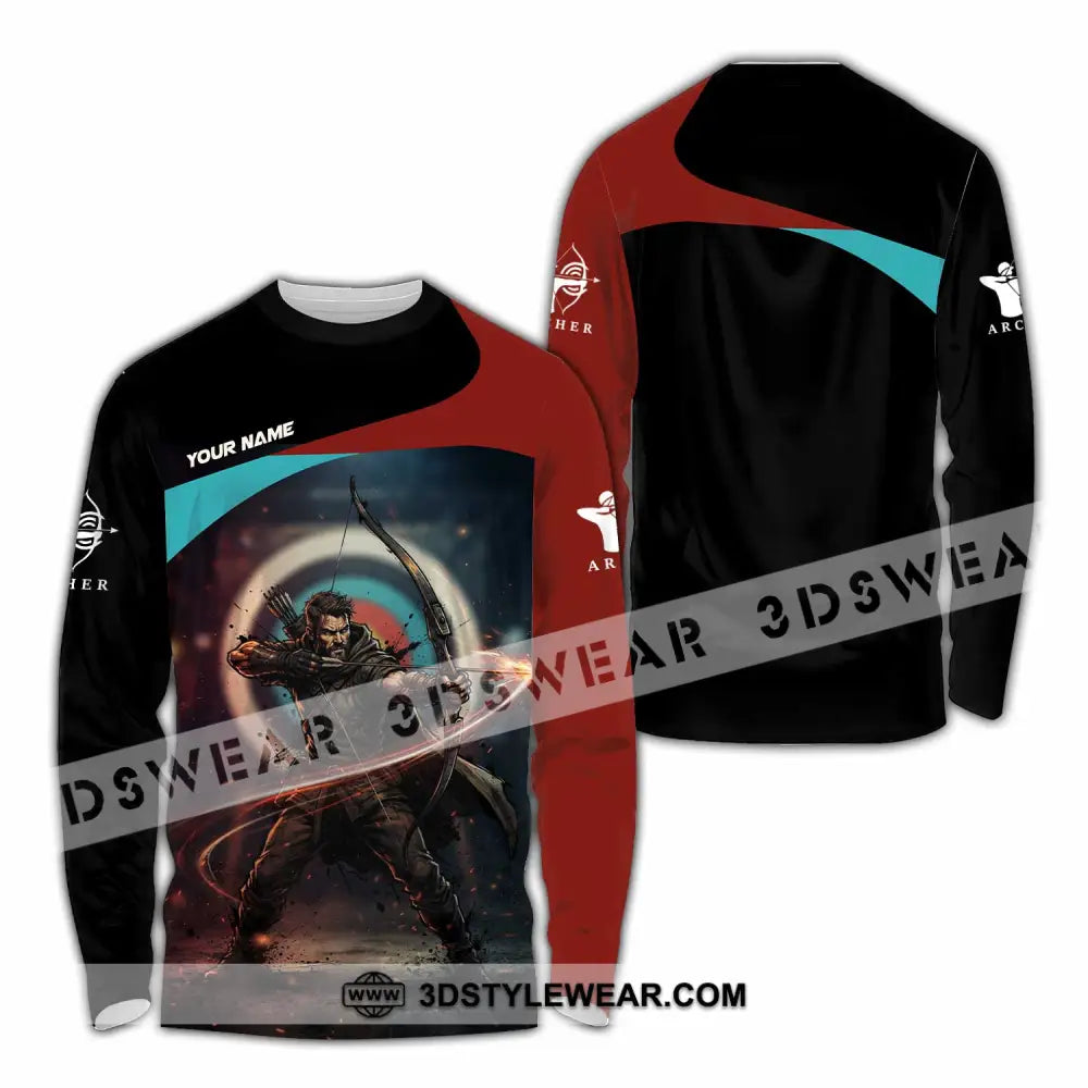 Unisex Shirt - Custom Archery Shirt - Long Sleeve Shirt / S - T-shirt
