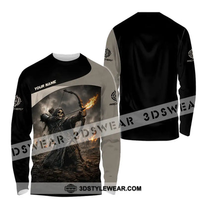 Unisex Shirt - Custom Archery Shirt - Long Sleeve Shirt / S - T-shirt