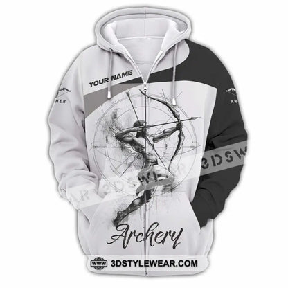 Unisex Shirt - Custom Archery Shirt - Zipper Hoodie / S - T-shirt