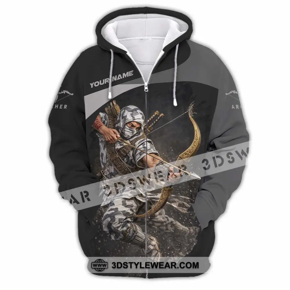 Unisex Shirt - Custom Archery Shirt - Zipper Hoodie / S - T-shirt