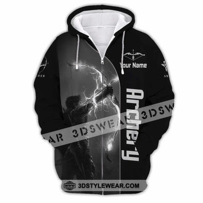 Unisex Shirt - Custom Archery Shirt - Zipper Hoodie / S - T-shirt