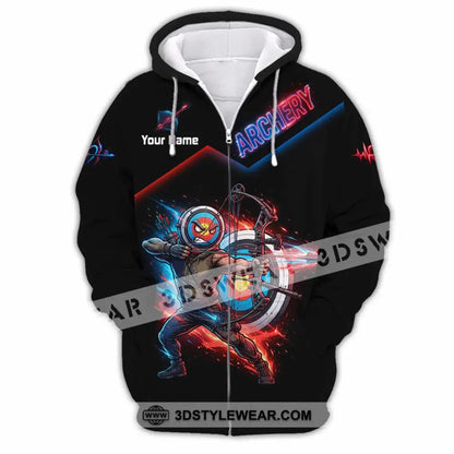 Unisex Shirt - Custom Archery Shirt - Zipper Hoodie / S - T-shirt