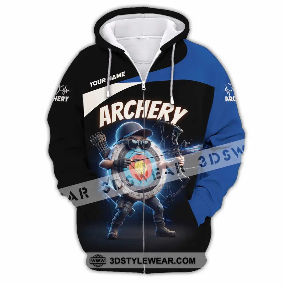 Unisex Shirt - Custom Archery Shirt - Zipper Hoodie / S - T-shirt