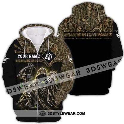 Unisex Shirt - Custom Archery Shirt - Zipper Hoodie / S - T-shirt