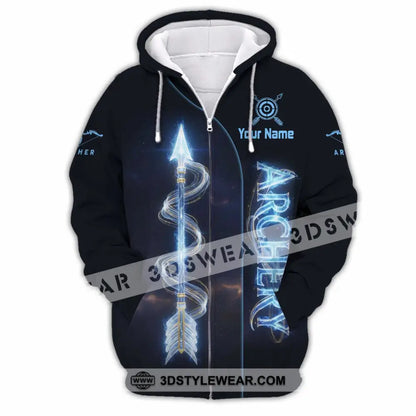 Unisex Shirt - Custom Archery Shirt - Zipper Hoodie / S - T-shirt