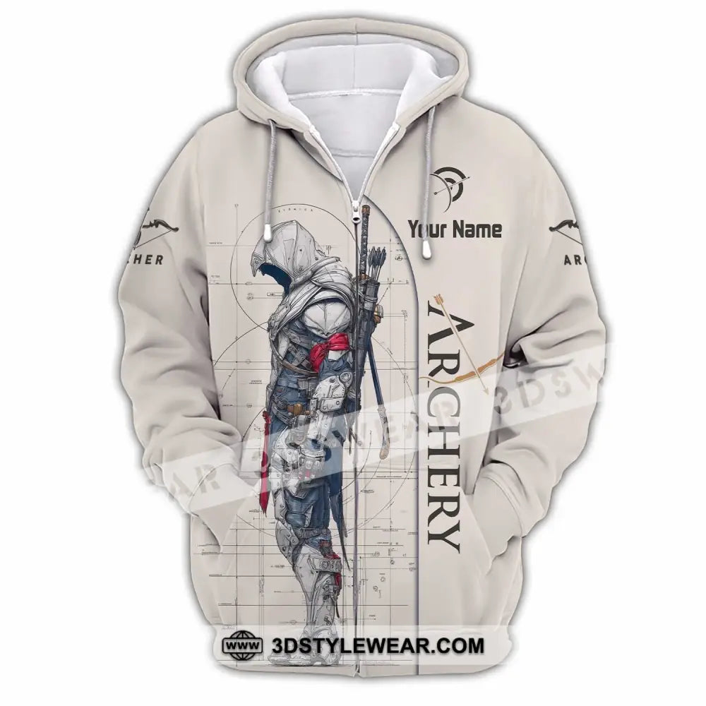 Unisex Shirt - Custom Archery Shirt - Zipper Hoodie / S - T-shirt