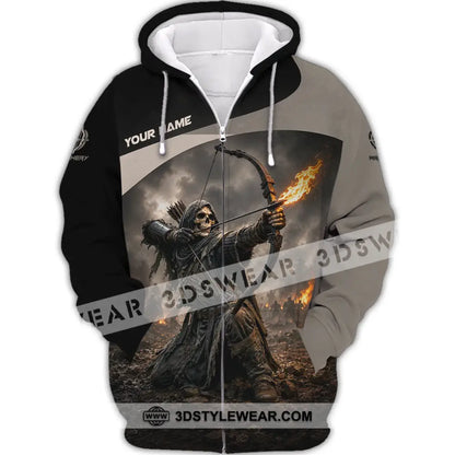 Unisex Shirt - Custom Archery Shirt - Zipper Hoodie / S - T-shirt
