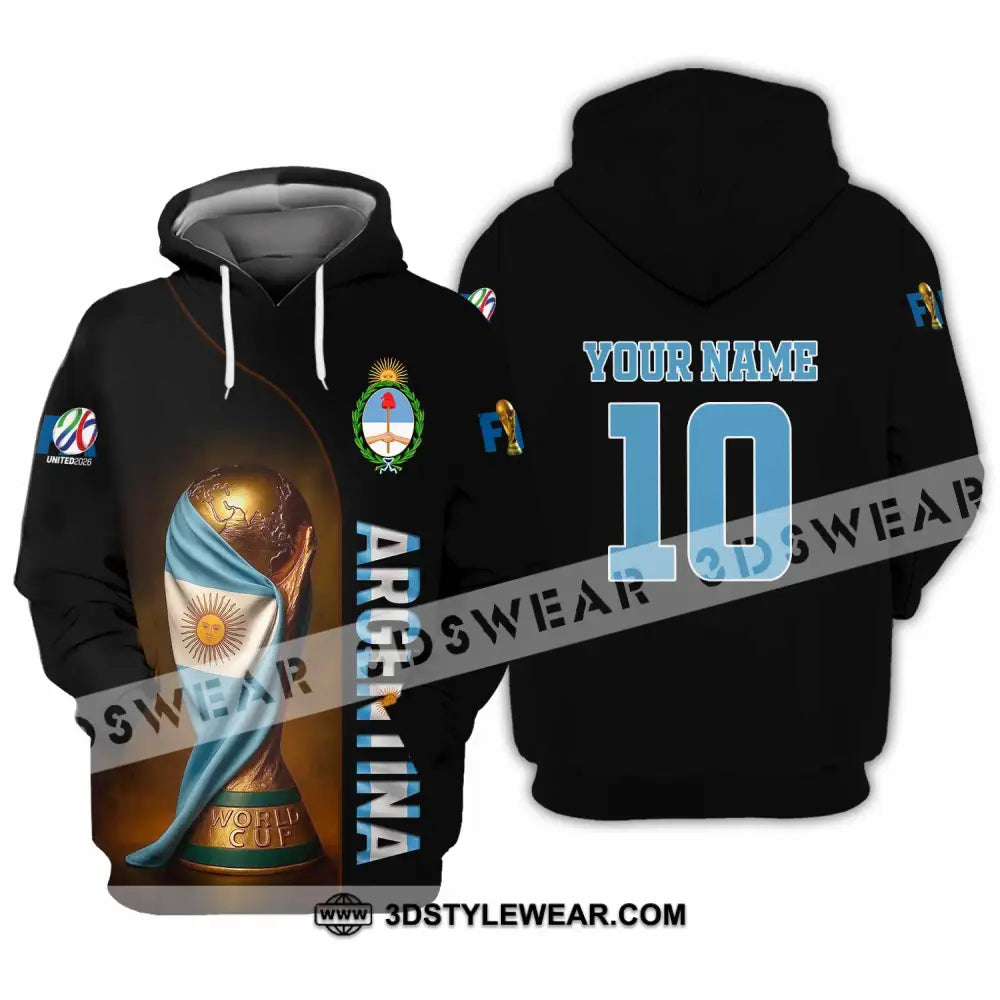 Unisex Shirt - Custom Argentina 3D Shirt Hoodie / S T-shirt