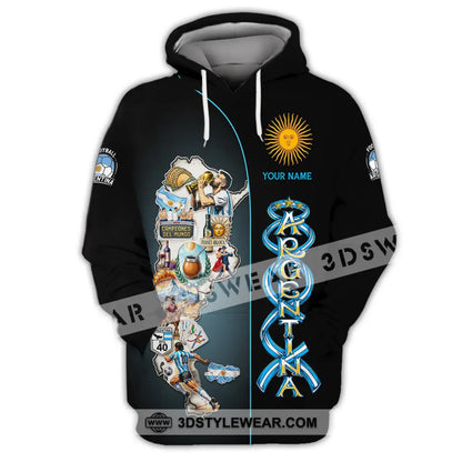Unisex Shirt - Custom Argentina 3D Shirt Hoodie / S T-shirt