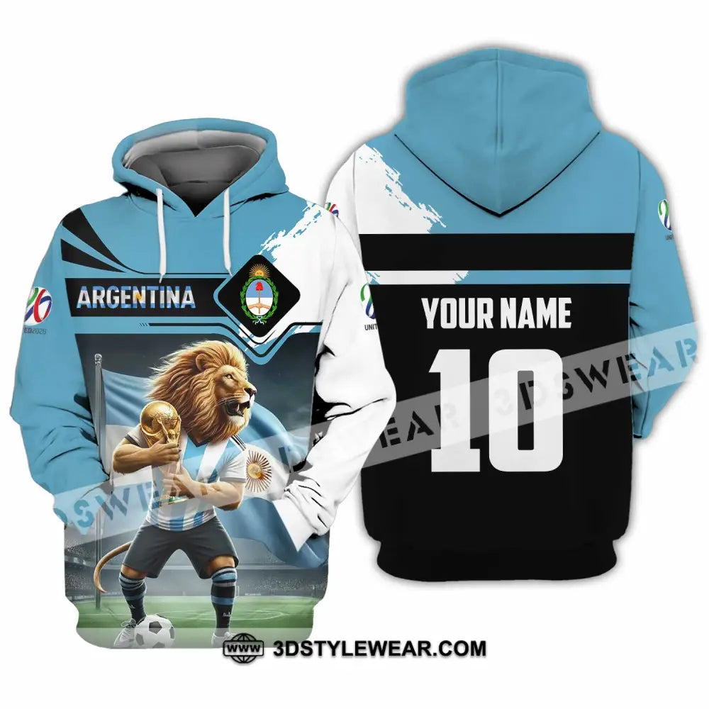 Unisex Shirt - Custom Argentina 3D Shirt Hoodie / S T-shirt