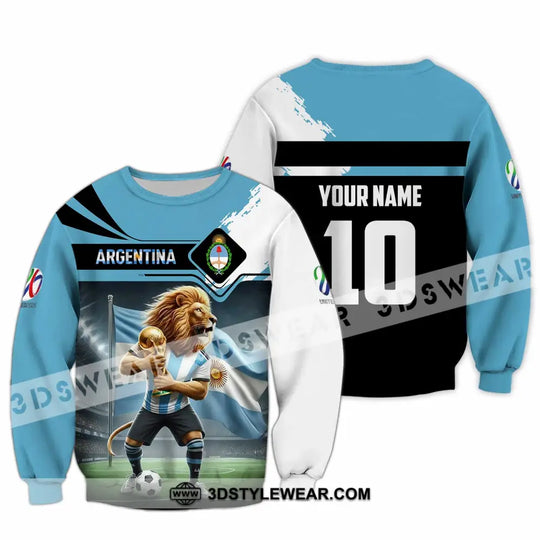 Unisex Shirt - Custom Argentina 3D Shirt style option 4