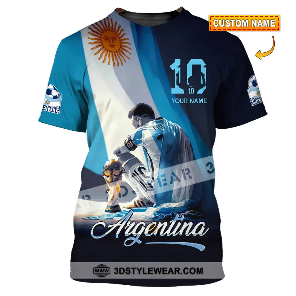 Unisex Shirt - Custom Argentina 3D Shirt T-shirt