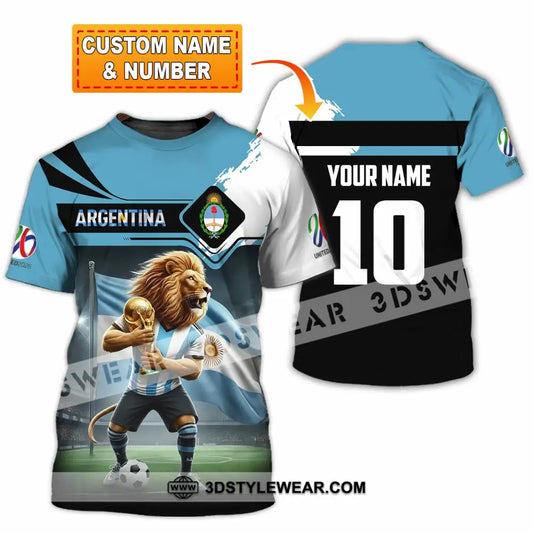 Unisex Shirt - Custom Argentina 3D Shirt T-shirt