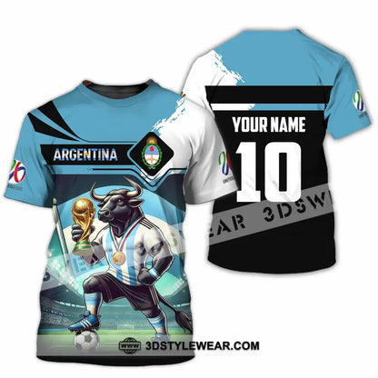 Unisex Shirt - Custom Argentina 3D Shirt T-Shirt / S T-shirt