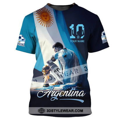 Unisex Shirt - Custom Argentina 3D Shirt T-Shirt / S T-shirt