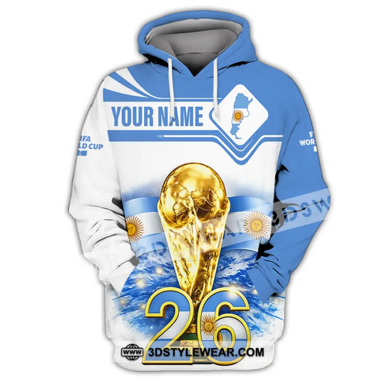 Unisex Shirt - Custom Argentina Fifa World Cup 2026 3D Shirt style option 2