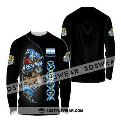 Unisex Shirt - Custom Argentina Shirt - Long Sleeve Shirt / S - T-shirt