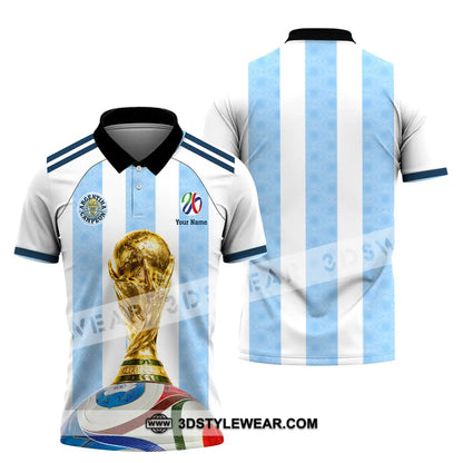Unisex Shirt - Custom Argentina World Cup 2026 3D Shirt - Polo Shirt / S - T-shirt