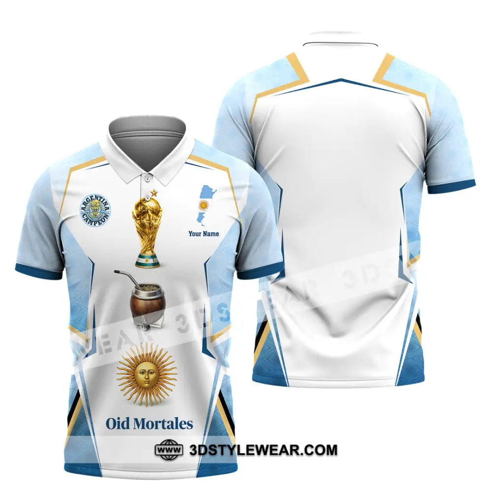 Unisex Shirt - Custom Argentina World Cup 2026 3D Shirt - T-shirt