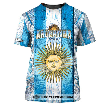 Unisex Shirt - Custom Argentina World Cup 2026 3D Shirt T-Shirt / S T-shirt