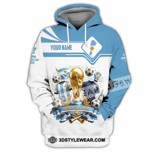 Unisex Shirt - Custom Argentina World Cup 2026 Shirt style option 3