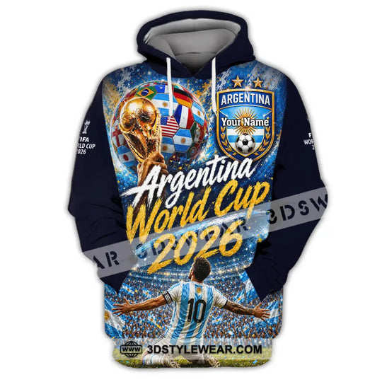 Unisex Shirt - Custom Argentina World Cup 2026 Shirt style option 2